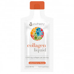 Youtheory Collagen Liquid Natural Berry, 30Sachets