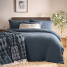 Ribble Acid Washed Duvet Cover Set Ink - Super King - COMING SOON!