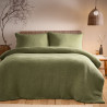 Ribble Acid Washed Duvet Cover Set Khaki- Super King - COMING SOON!