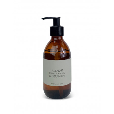 Lavender, Sweet Orange & Geranium Hand and Body Wash, 250ml - COMING SOON